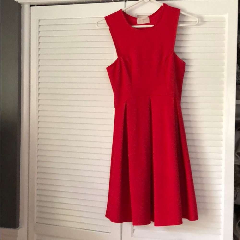 Red dress